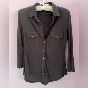 James Perse, classic side panel shirt, size 2